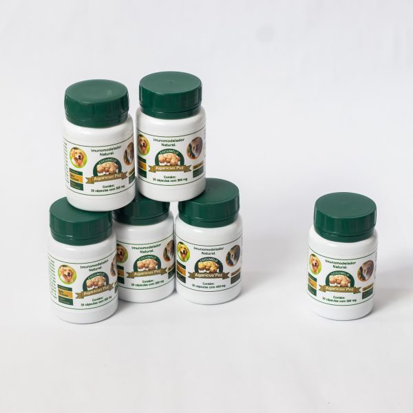 Cogumelo Agaricus PET - Imunomodulador Natural - Compre 5 frascos e ganhe +1 ( Equivalente a 16% de desconto! )