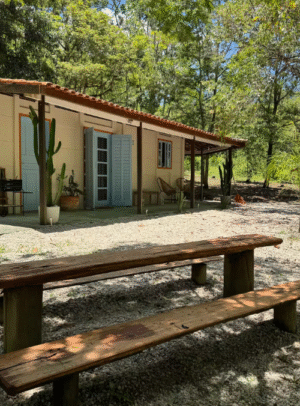 Hospedagem - Casa Shiitake Quarto 01 – Hospedagem na Fazenda dos Cogumelos
